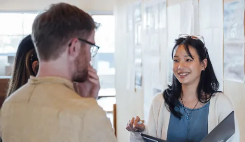 Student learning online through University of Melbourne’s youth mental health program.